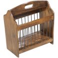 Quebec Dark Magazine Rack