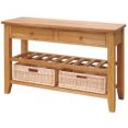 Ardennes Double Basket Table