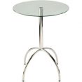 Bari Glass 65cm Stool Table