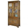 Old Charm OC2664 Bookcase with Leaded Light Doors