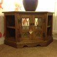 Old Charm OC2441 Corner TV / Video Base, Vintage