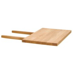 Ardennes 75cm Wide Dining Table Leaf, 40mm Top