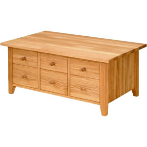 Christian Harold Ardennes Box Coffee Table 6 Drawer