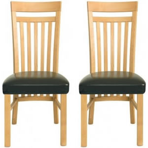 G Plan Arena Slat Back Dining Chairs, Pair