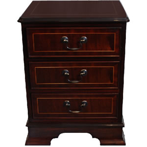  Mahogany 3 Drawer Chest