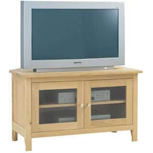Nimbus Glazed Corner TV Cabinet