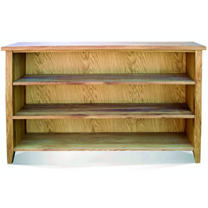 Windsor Low Bookcase, 2 Shelves