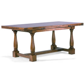 Vintage Oak Large Extending Refectory Table