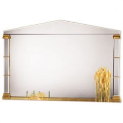 Decora Polished Gold+Patina Mirror