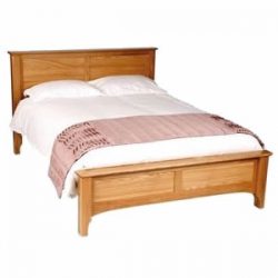 Paris Oak Low End Bedstead, Kingsize
