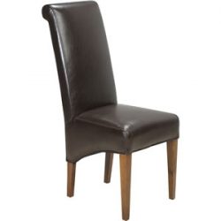Quebec Dark Brown Leather Chair