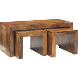 Quebec Dark Long John Coffee Table