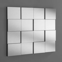 Britannia Silver Blocked Mirror