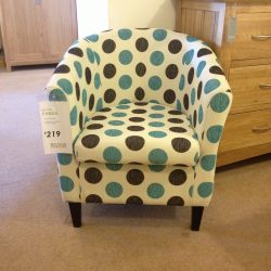 Panda Tub Chair, Dolce Blue