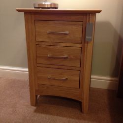 Edmonton 3 Drawer Bedside