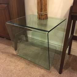 Greenapple Combi Glass Lamp Table, Clear