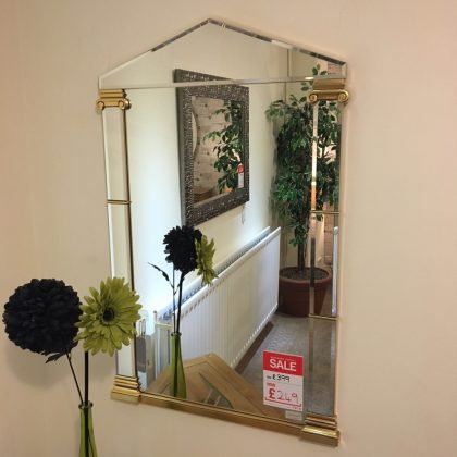 Deknudt Multi Beveled Mirror, Gold