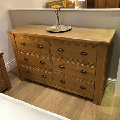 Geneva 6 Drawer Wide Chest