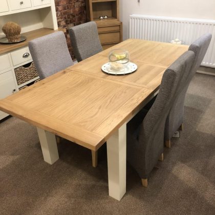 Cornwall Small Extending Dining Table With 4 Chairs