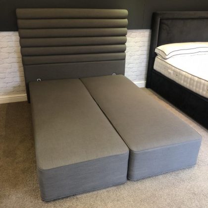 Somnus Sprung Divan Base With Hereford Headboard, King