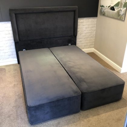Somnus Sprung Divan Base With Cannes Headboard, King
