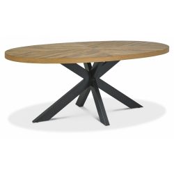 Bentley Designs 4015-4 Ellipse 6 Seater Oval Dining Table