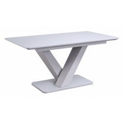 Vida Living RAF-163-GY Rafael Small Extending Glass Top Table