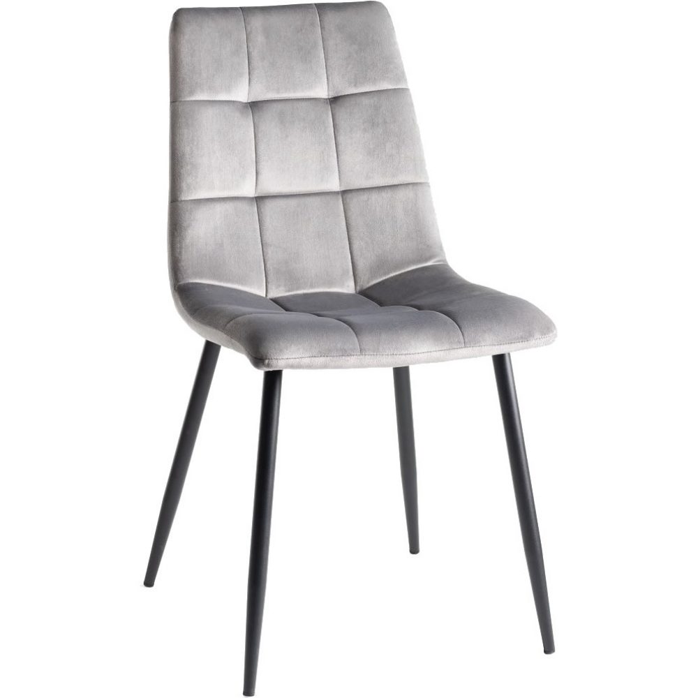  Modena 09-FGY Velvet Dining Chair