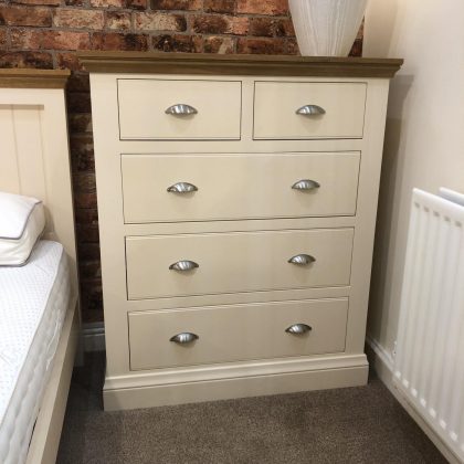 Coelo 2 + 3 Drawer Chest, Oyster White