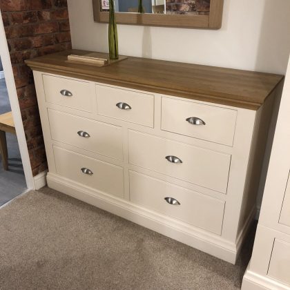 Coelo 3 + 4 Drawer Chest, Oyster White
