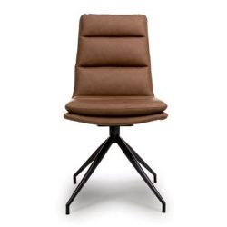 Nobo Swivel Padded Dining Chair