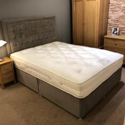 Essential Sleep Stanton 3500 Pocket Divan Set With Harrogate Floorstanding Headboard, Kingsize