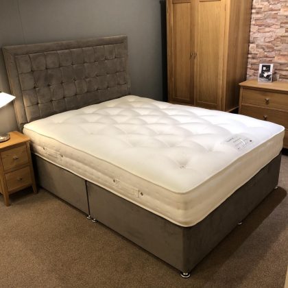 Stanton 3500 Pocket Divan Set With Harrogate Floorstanding Headboard, Kingsize