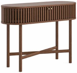 York Oval Console Table