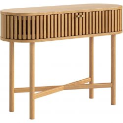York Oval Console Table