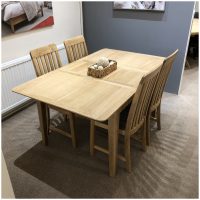 Ardennes Compact Extending Table + 4 Chairs