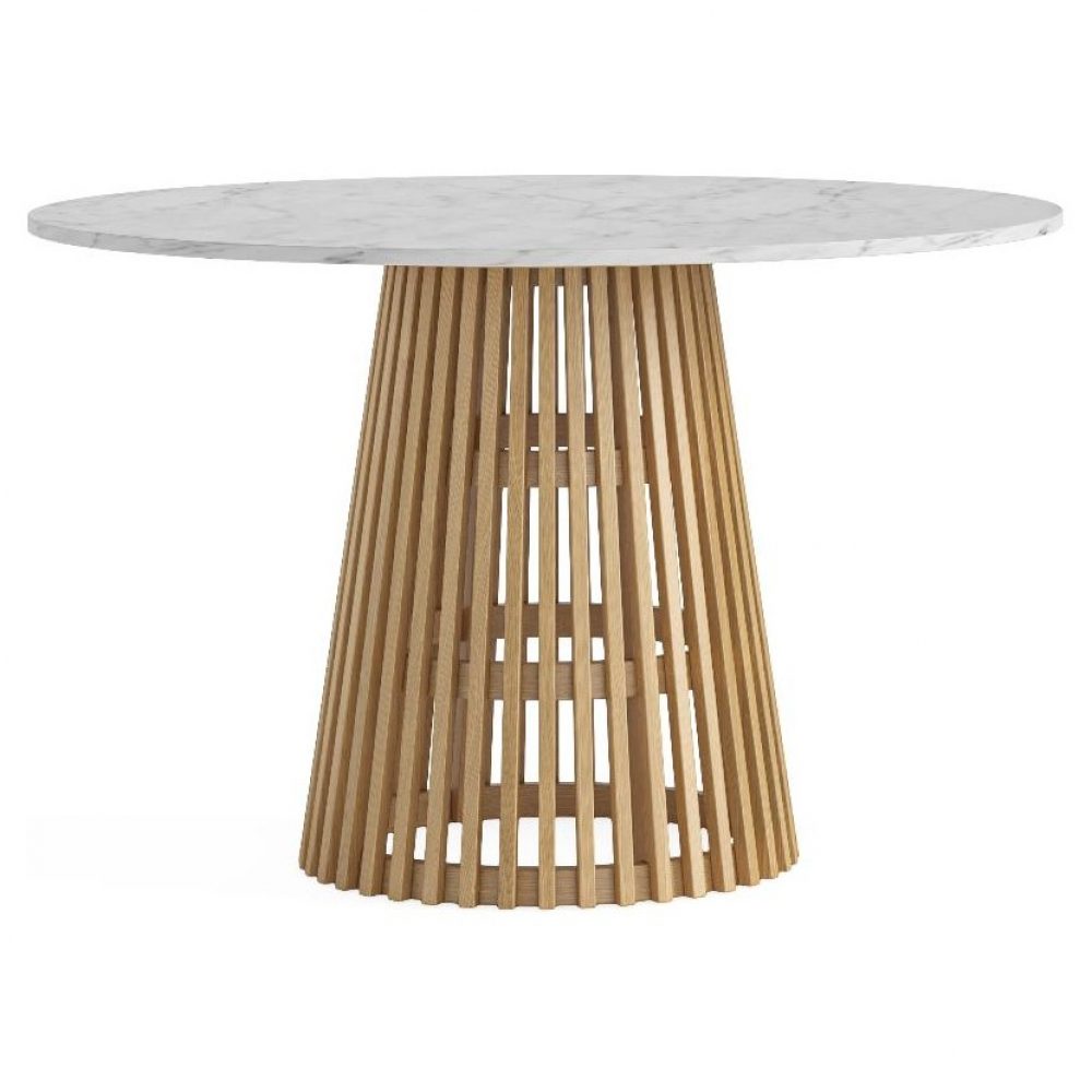 Array Marlo 9616 Marble Top Round Dining Table