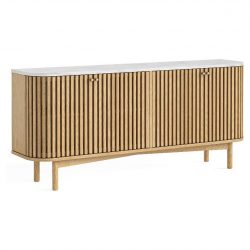 Essential Living Marlo Marble Top Large Sideboard