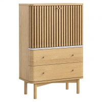 Essential Living Marlo Marble Top Shoe Cupboard