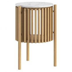 Essential Living Marlo Marble Top Story Side Table