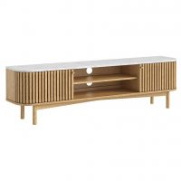 Essential Living Marlo Marble Top Large TV Media Unit