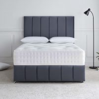 Wool Luxury 1500 Pocket Divan, Medium Tension