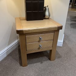 Essential Living Lyon Lamp Table With Drawer