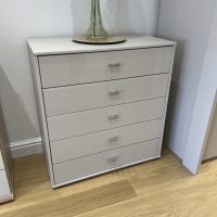 Kensington 5 Drawer Chest, Champagne
