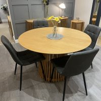 York 1.2m Round Dining Table