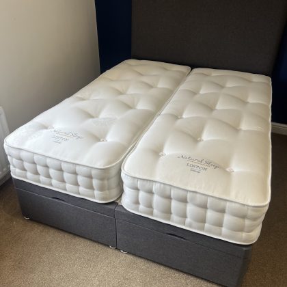 Natural Sleep Linton 1500 Natural Pocket Sprung Mattress, King, Split