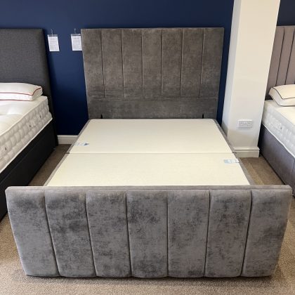 Natural Sleep 2 Drawer Divan Base With Stamford Headboard & Footboard, King