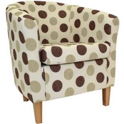 Panda Tub Chair, Dolce Brown