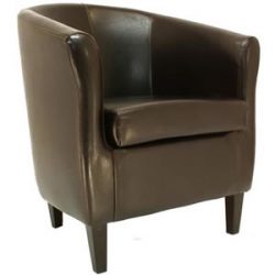 Panda Tub Chair, Staverlot Brown
