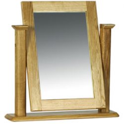 Paris Oak Dressing Table Mirror